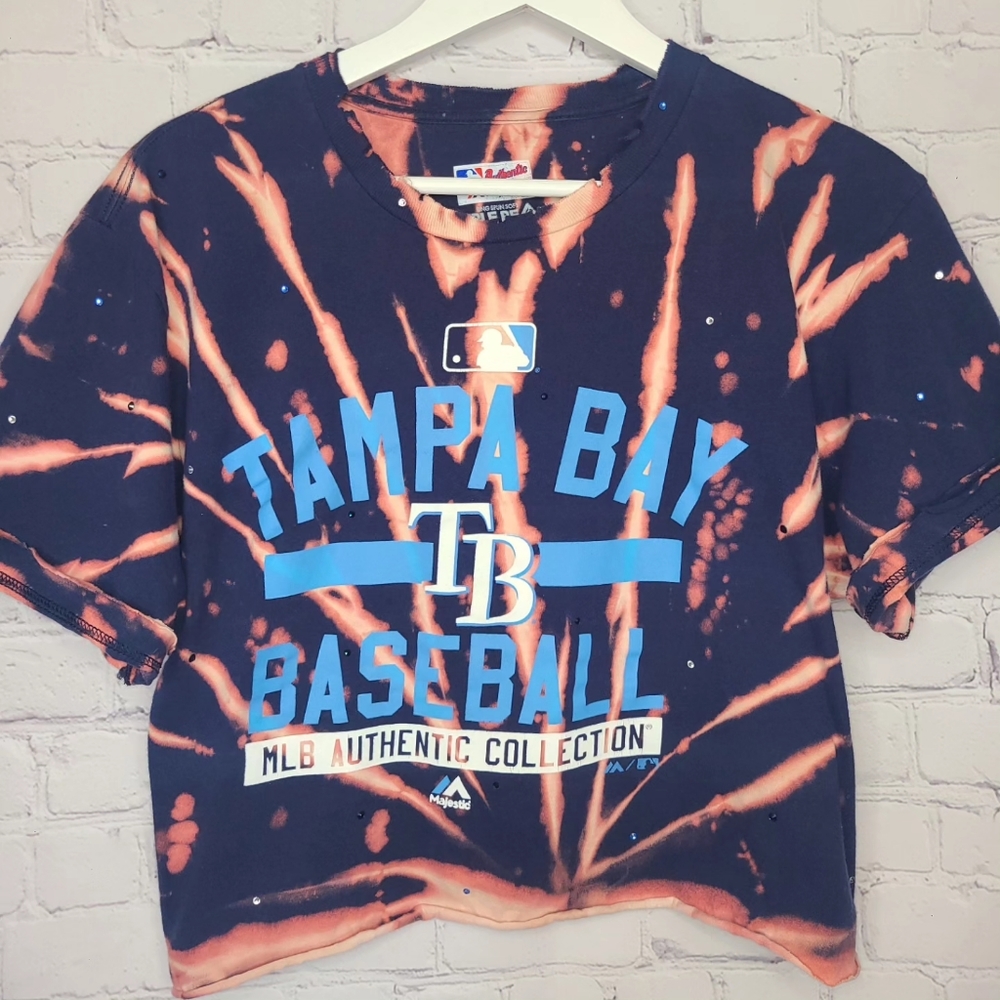 Tampa Bay Rays Crop Tee - Picture 2 of 6